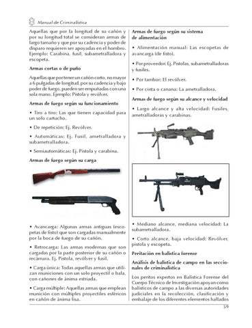 Análisis pericial de armas de fuego: Características clave - Visión profesional